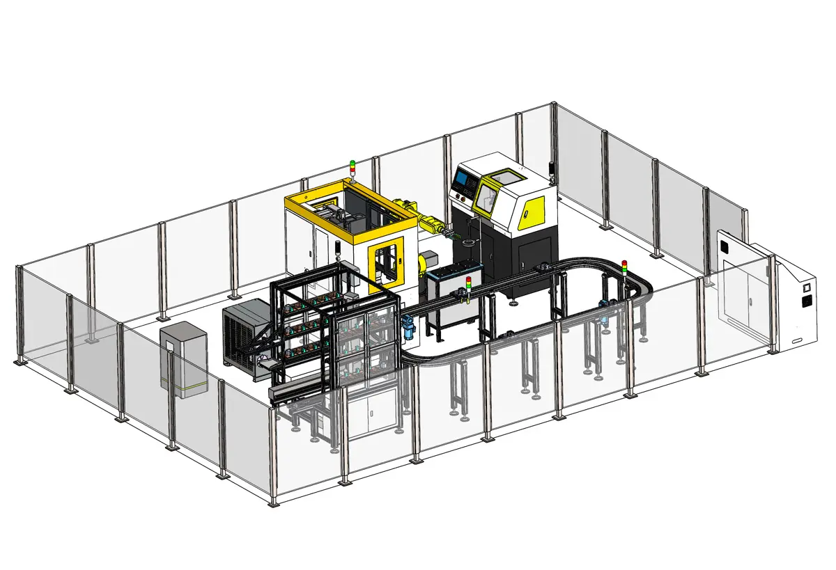 CIM4.0 Industry 4.0 Manufacturing Production Line model